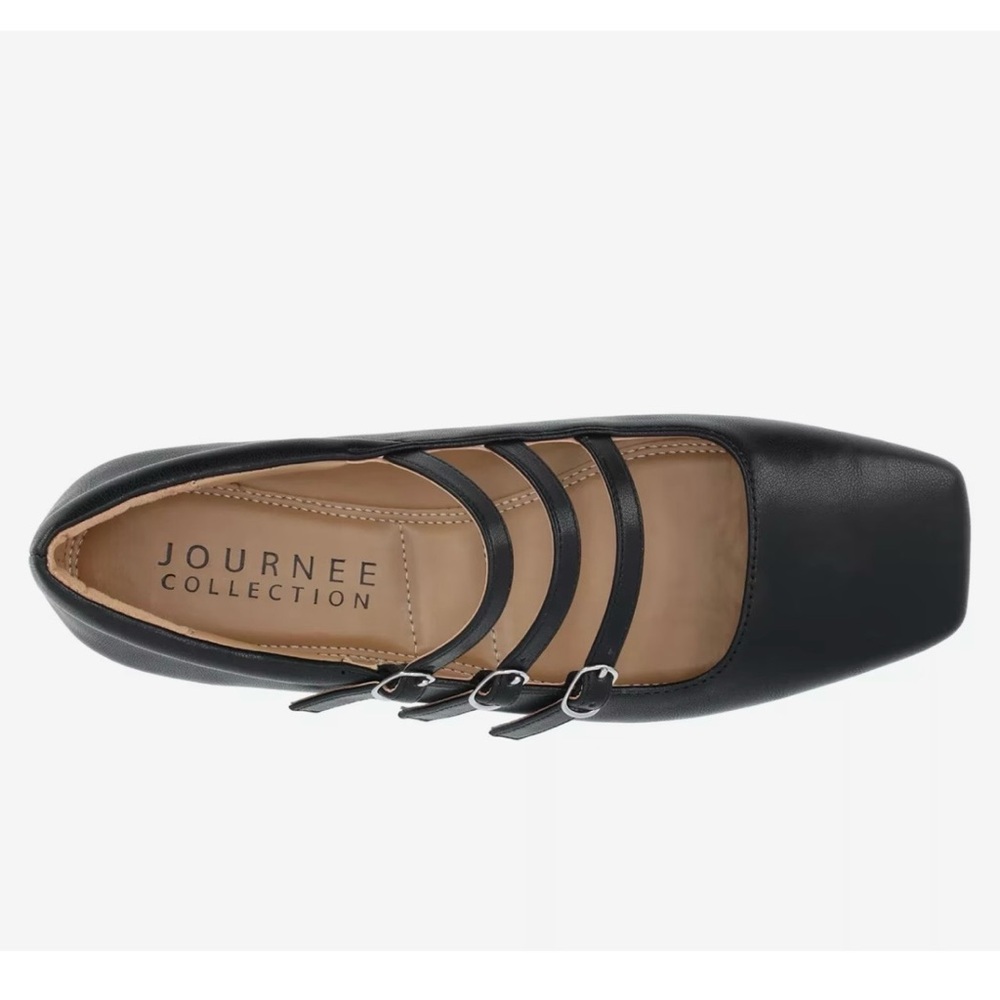 🌸 Black Journee Collection Women's Strappy Flats